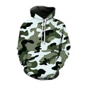 2023 New Versatile Hoodies Camouflage 3D Print Hooded Sweatshirt Pullover Men Fashion Hoodie Harajuku Street Style