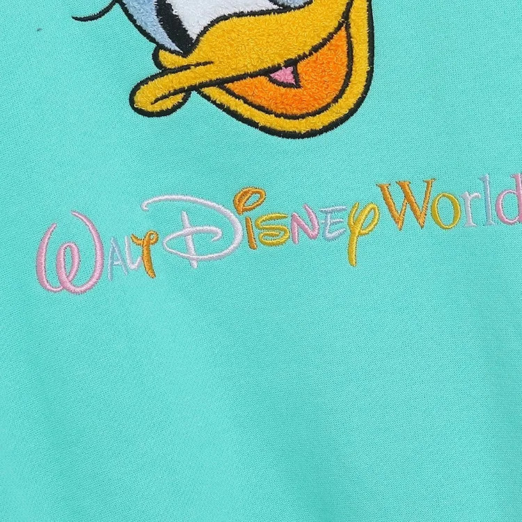 Sweatshirt Mickey Mouse Daisy Duck Cartoon Print Embroidery Women Pullover Fleece Tee Jumper Tops