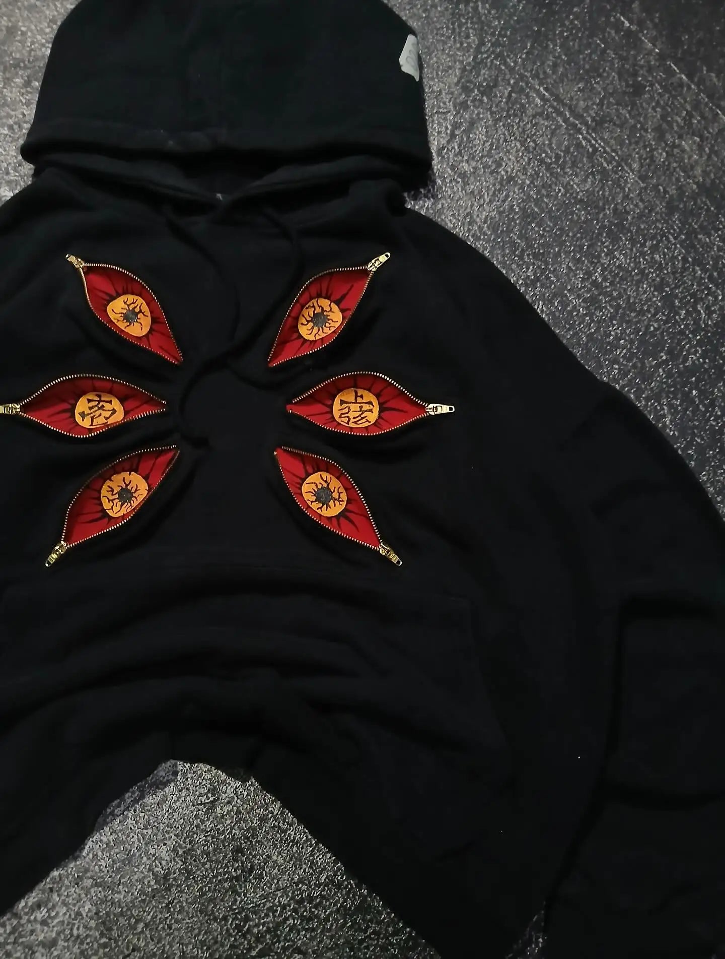 Multi Zipper Hoodies Cool Design Sweatshirt Y2k Streetwear Oversized Casual Fashion Couples Anime Hoodie