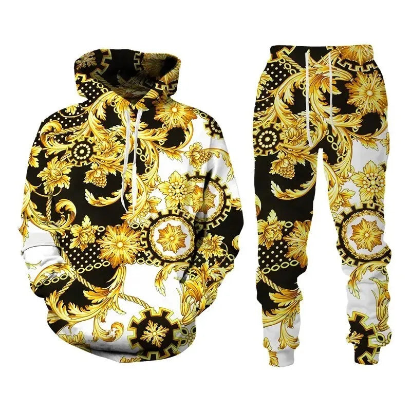 2023 New Versatile Hoodies Camouflage 3D Print Hooded Sweatshirt Pullover Men Fashion Hoodie Harajuku Street Style