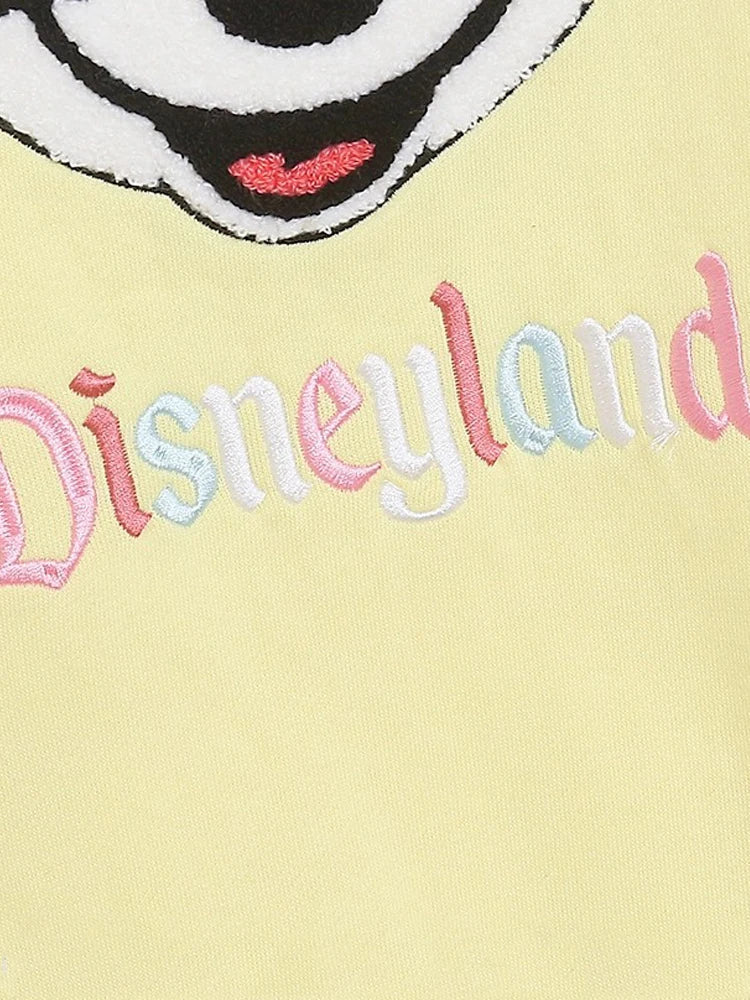 Sweatshirt Mickey Mouse Daisy Duck Cartoon Print Embroidery Women Pullover Fleece Tee Jumper Tops