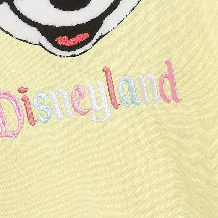Sweatshirt Mickey Mouse Daisy Duck Cartoon Print Embroidery Women Pullover Fleece Tee Jumper Tops