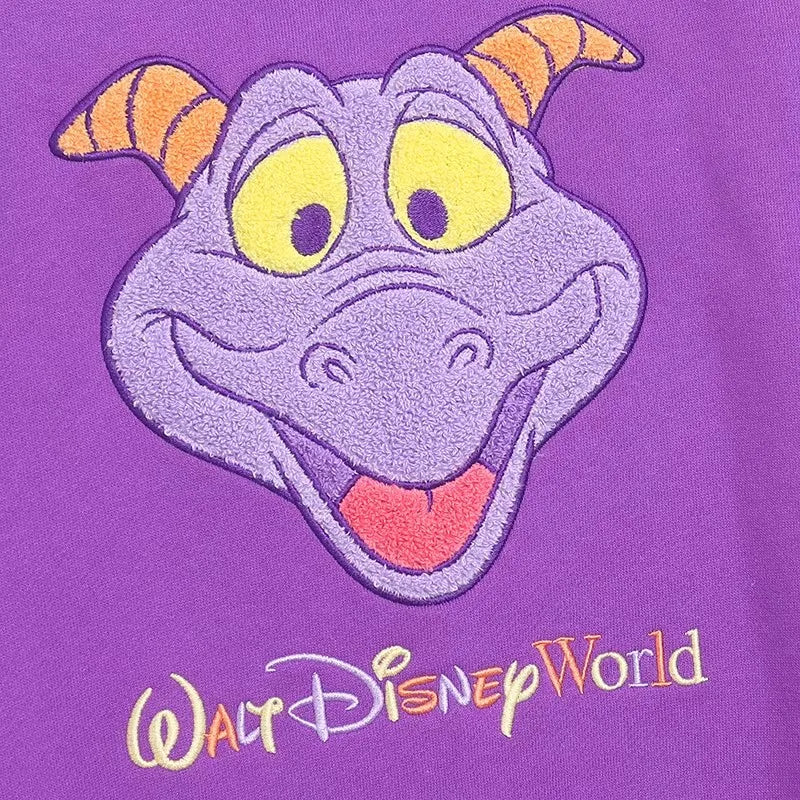 Mouse Chip An' Dale Cartoon Print Embroidery Fleece Sweatshirt New Women O-Neck Pullover Jumper Tops
