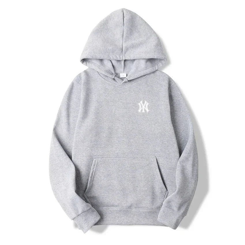 Men's and Women's Casual Fashion Trend Fleece Hooded Hoodies Spring Fall Outdoor Sweatshirt Popular Font Print Pullovers Coat