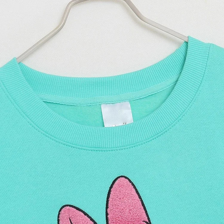 Sweatshirt Mickey Mouse Daisy Duck Cartoon Print Embroidery Women Pullover Fleece Tee Jumper Tops