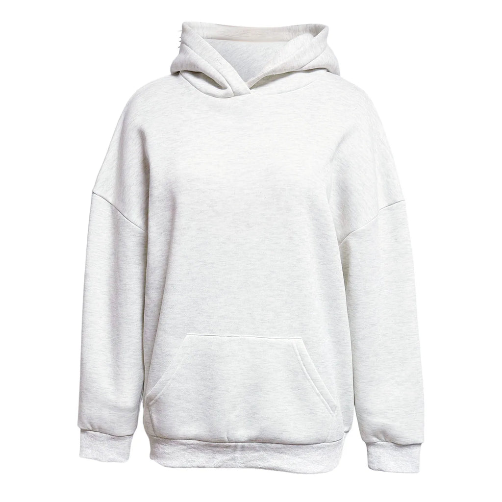 Glitter Angel Wings Printed Hoodies Women Streetwear Loose Long Sleeve White Pullover Fashion Y2k Harajuku Casual Sweatshirts