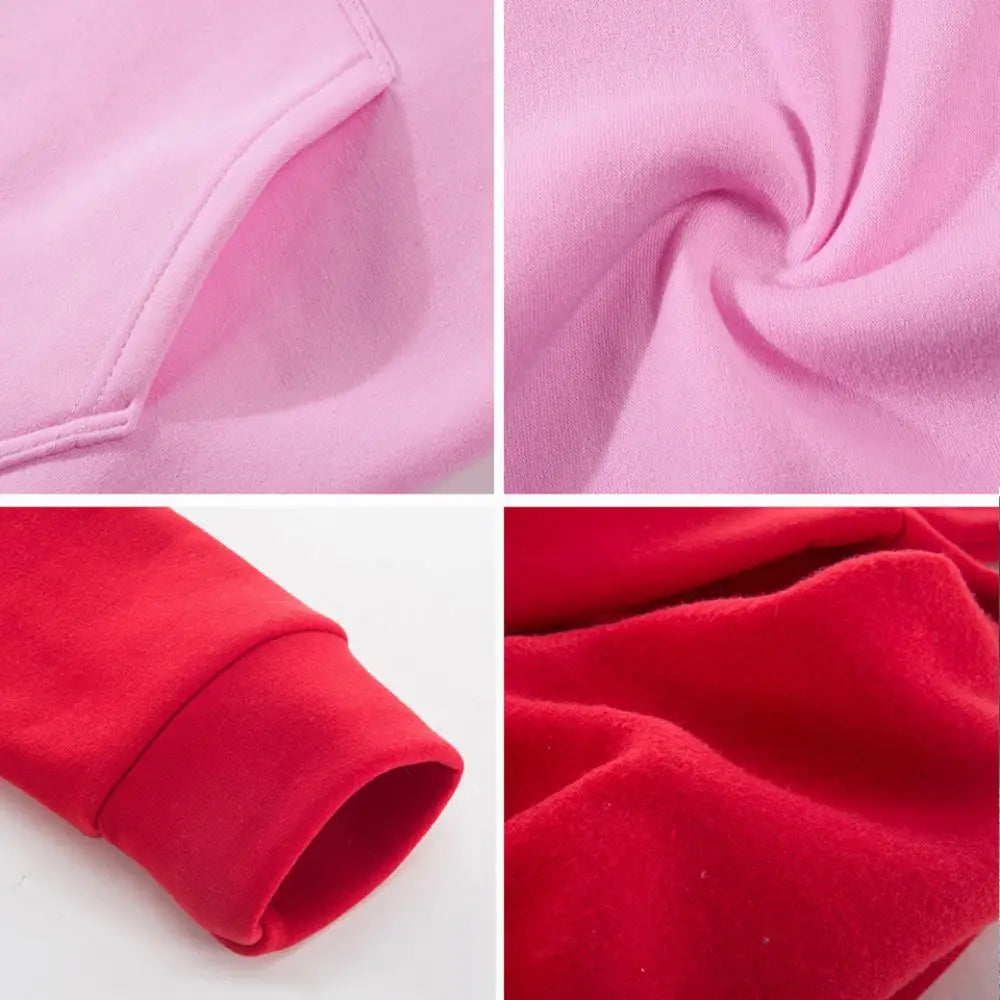 Men's and Women's Casual Fashion Trend Fleece Hooded Hoodies Spring Fall Outdoor Sweatshirt Popular Font Print Pullovers Coat