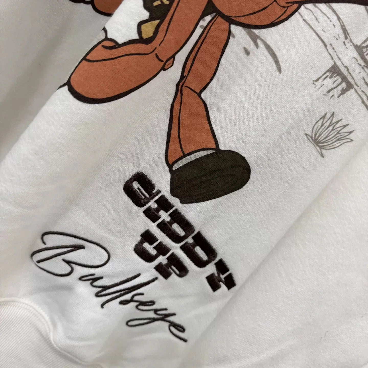 Toy Story Woody Embroidery Cartoon Print Sweatshirt New Women Unisex Couple Long Sleeve Pullover Jumper Tops Streetwear