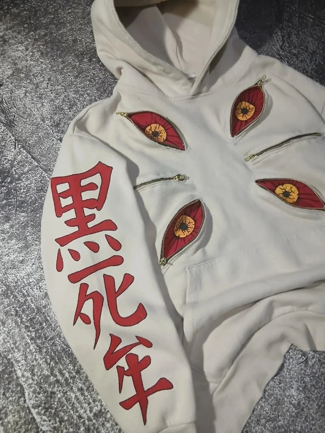 Multi Zipper Hoodies Cool Design Sweatshirt Y2k Streetwear Oversized Casual Fashion Couples Anime Hoodie