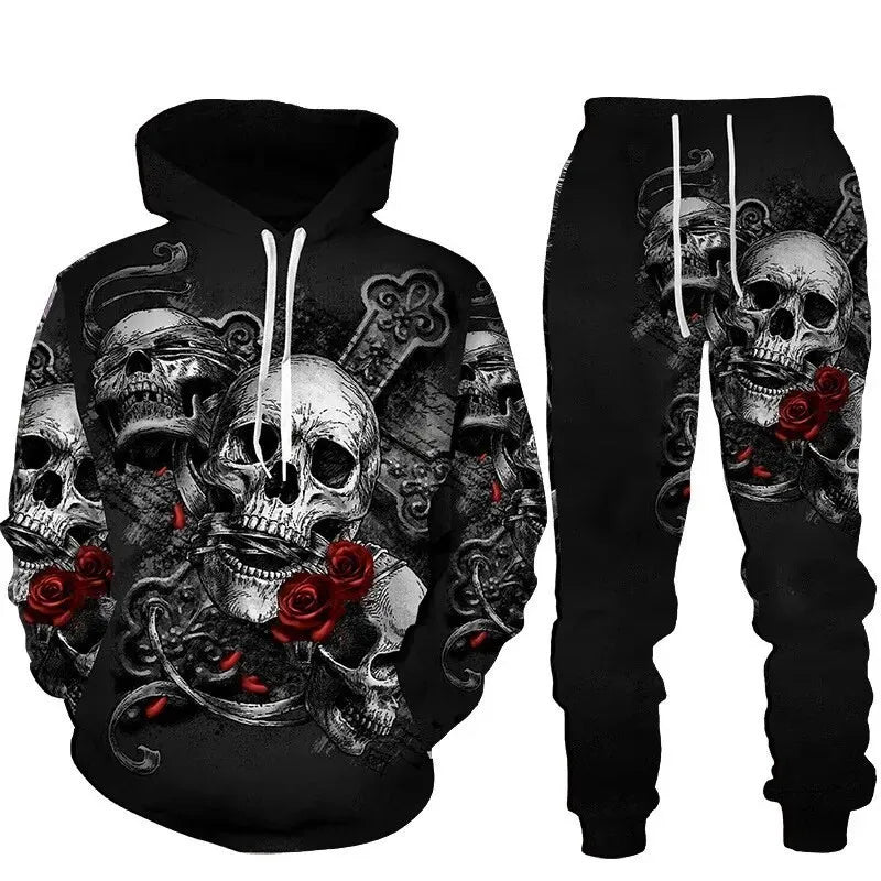 2023 New Versatile Hoodies Camouflage 3D Print Hooded Sweatshirt Pullover Men Fashion Hoodie Harajuku Street Style