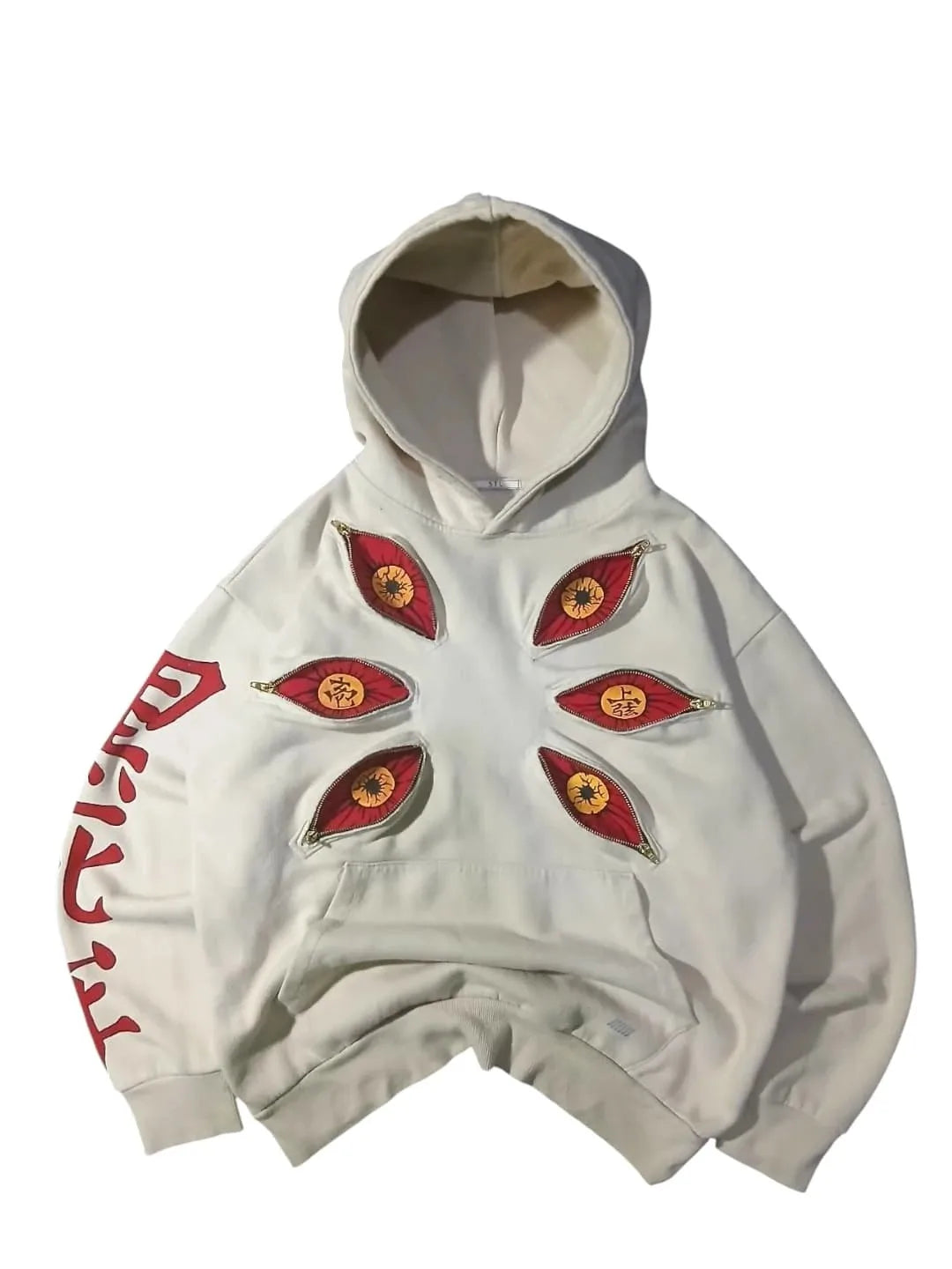 Multi Zipper Hoodies Cool Design Sweatshirt Y2k Streetwear Oversized Casual Fashion Couples Anime Hoodie