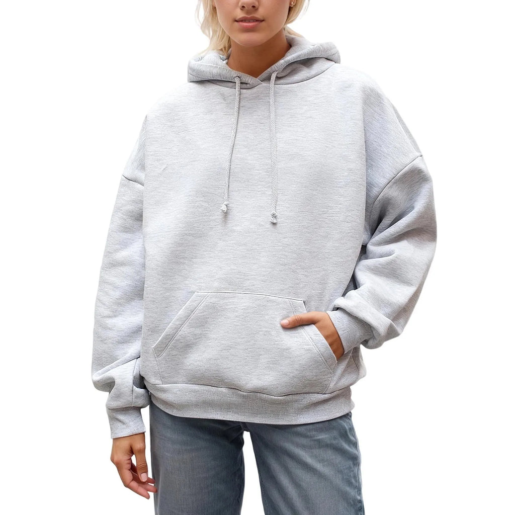 Glitter Angel Wings Printed Hoodies Women Streetwear Loose Long Sleeve White Pullover Fashion Y2k Harajuku Casual Sweatshirts