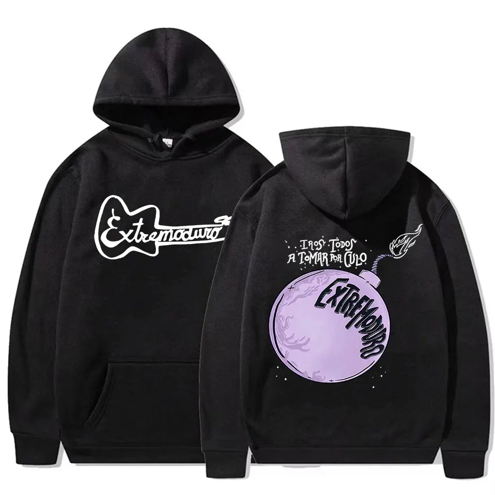 Graphic Hoodies Men Women Fashion Retro Long Sleeve Sweatshirt Man Fleece Loose Oversized Hoodie