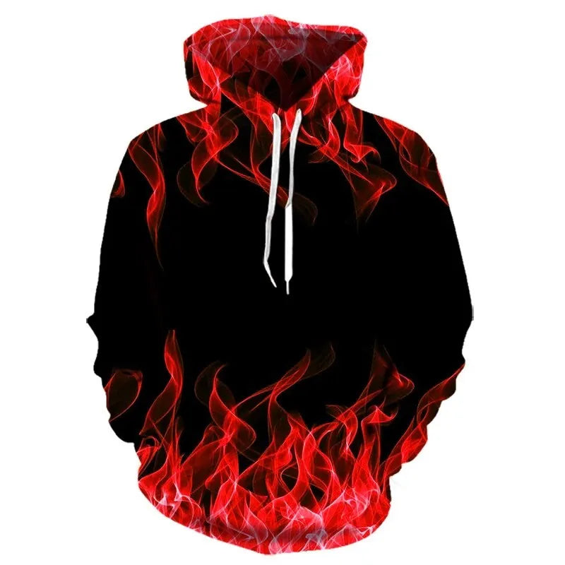 2023 New Versatile Hoodies Camouflage 3D Print Hooded Sweatshirt Pullover Men Fashion Hoodie Harajuku Street Style