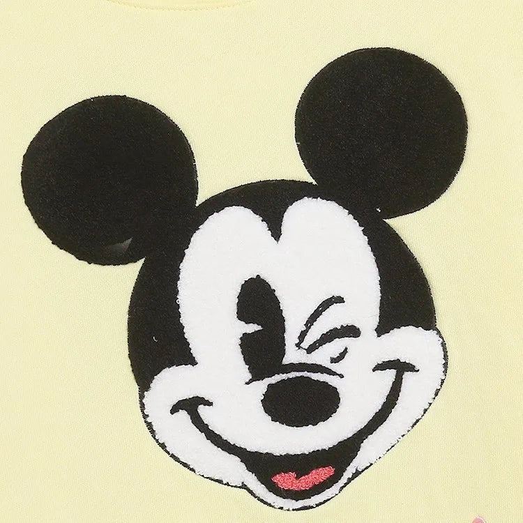 Sweatshirt Mickey Mouse Daisy Duck Cartoon Print Embroidery Women Pullover Fleece Tee Jumper Tops