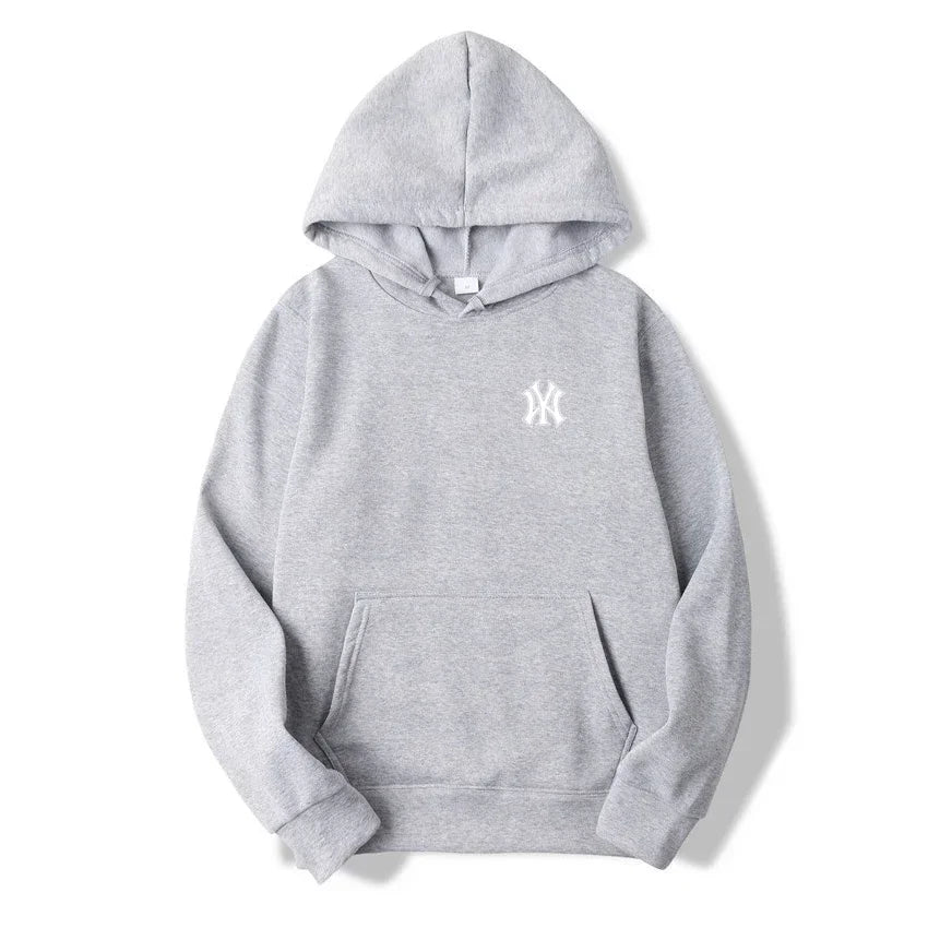 Men's and Women's Casual Fashion Trend Fleece Hooded Hoodies Spring Fall Outdoor Sweatshirt Popular Font Print Pullovers Coat