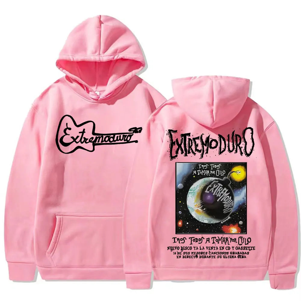 Graphic Hoodies Men Women Fashion Retro Long Sleeve Sweatshirt Man Fleece Loose Oversized Hoodie