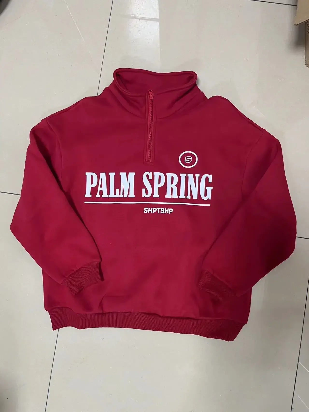 Spring Hoodies Women Letter Print Sweatshirt Hoodie Red Turtleneck Half Zipper Collar Pullover Tops K Pop Clothes Y2k