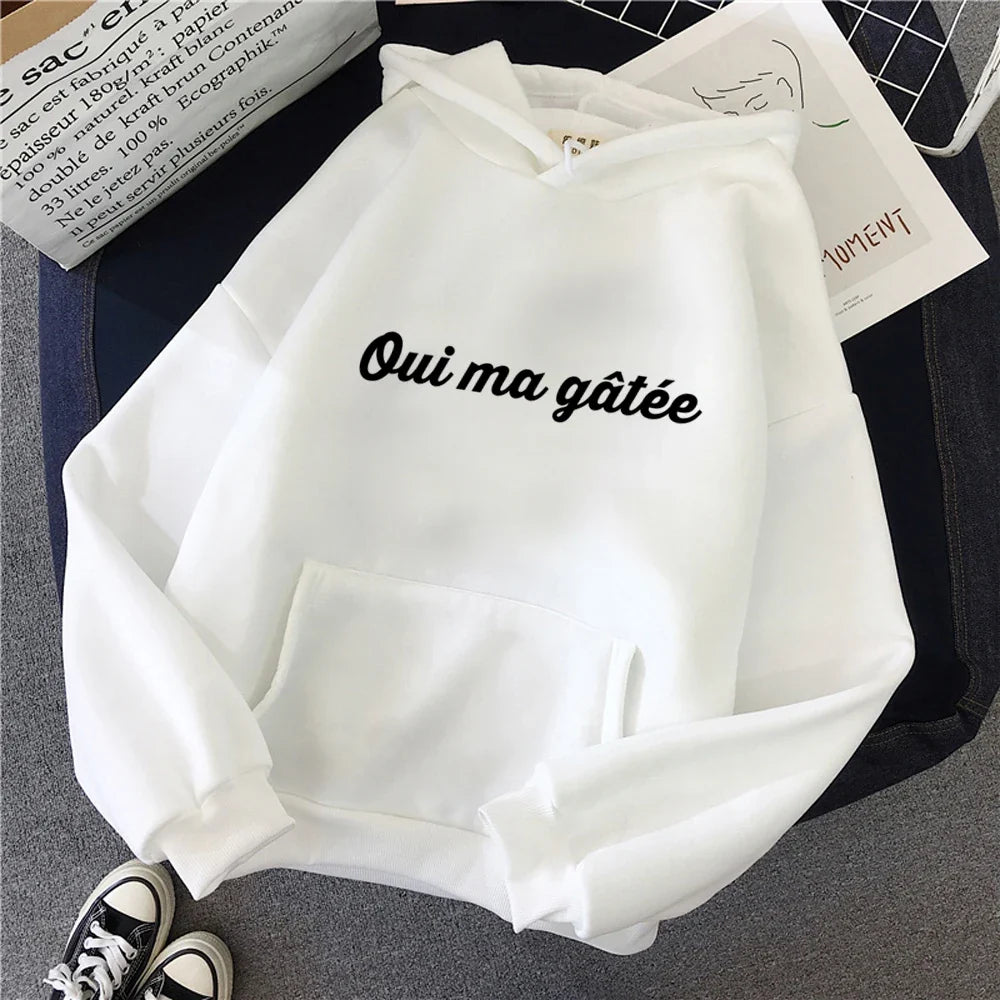 hoodies women graphic Fleece gothic sweat y2k sweater tracksuit women Fleece Hooded Shirt
