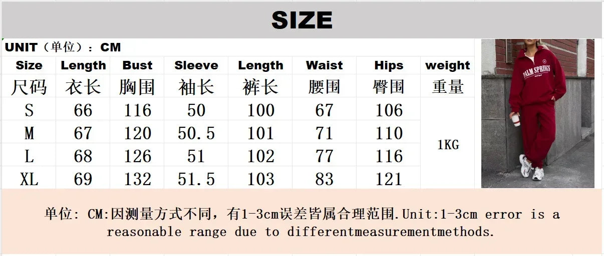 Spring Hoodies Women Letter Print Sweatshirt Hoodie Red Turtleneck Half Zipper Collar Pullover Tops K Pop Clothes Y2k
