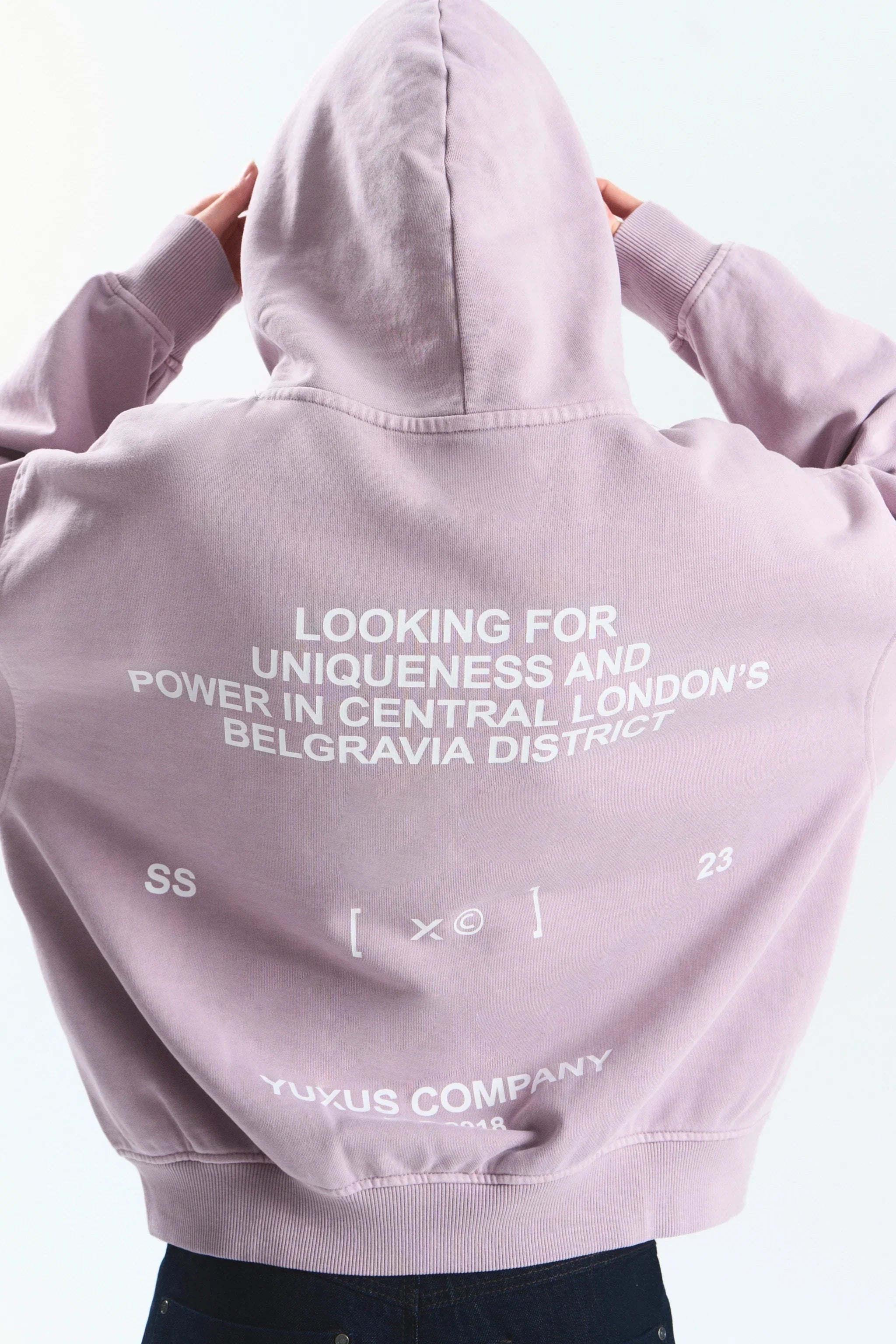 LAVENDER BELGRAVE HOODIE