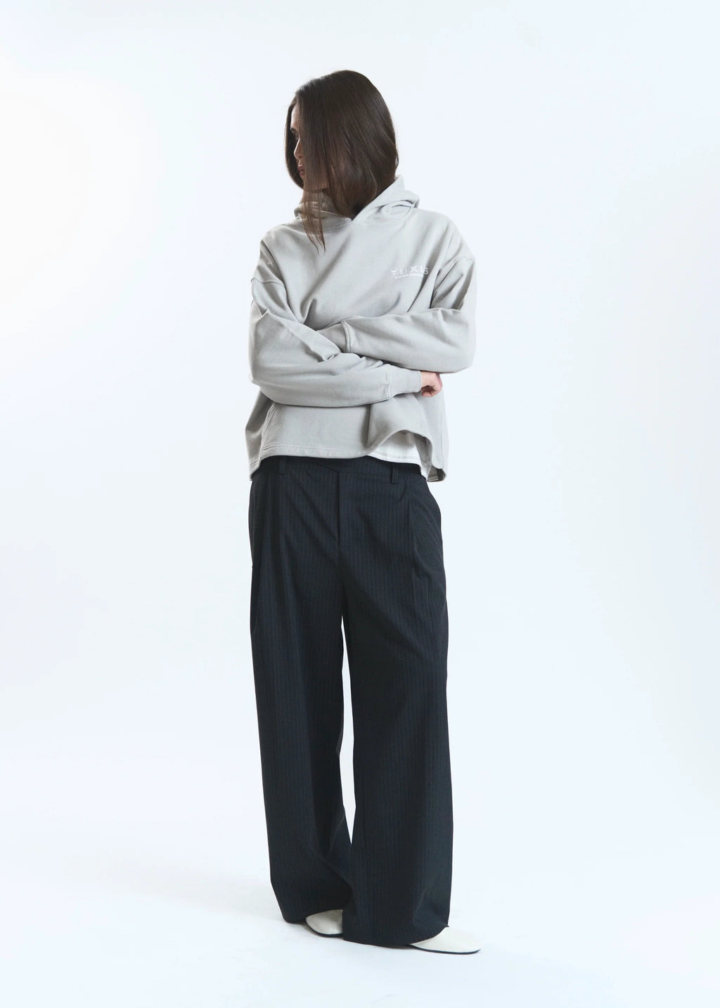 MORT MEMORIES HOODIE LIGHT GREY