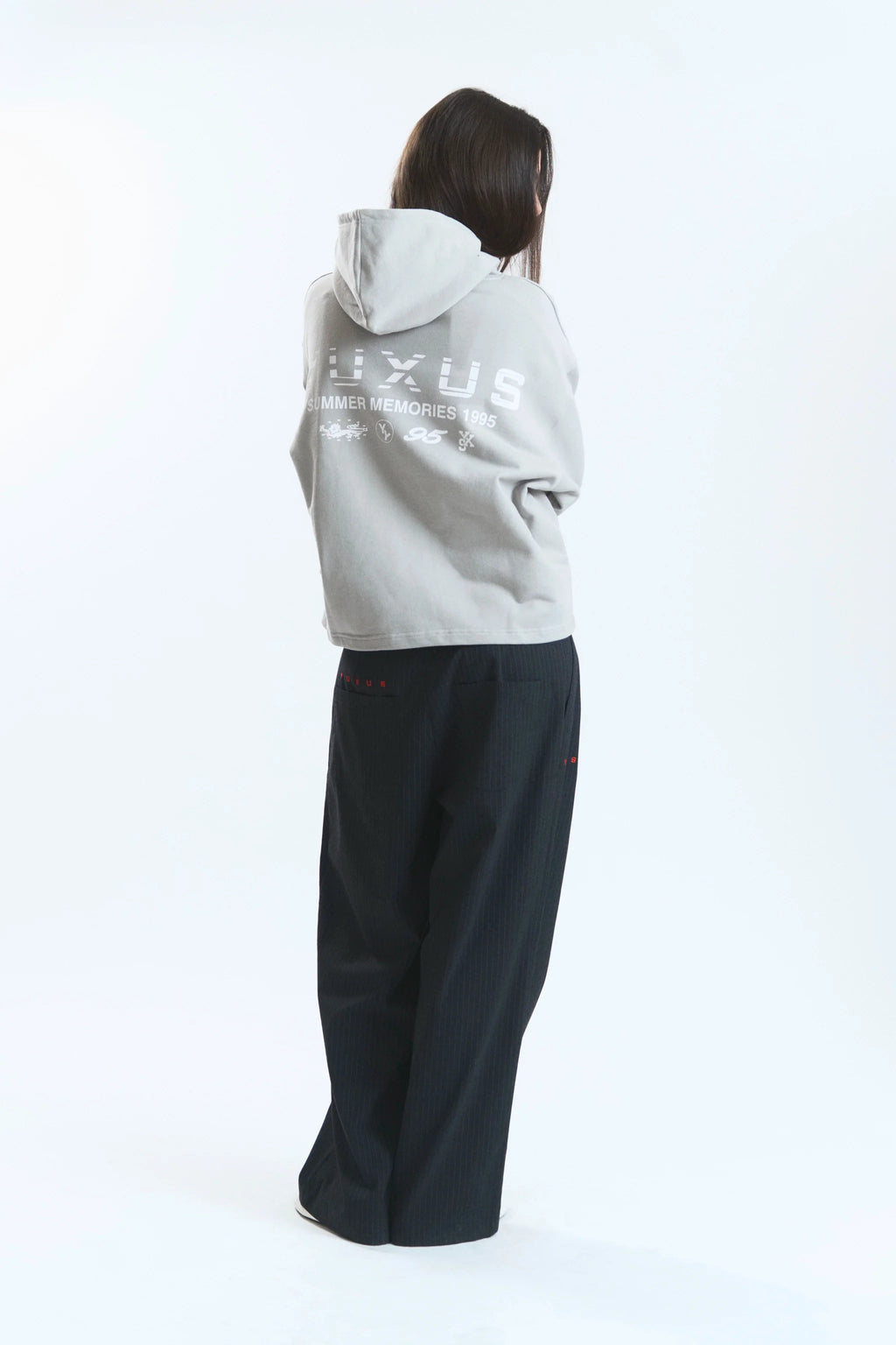 MORT MEMORIES HOODIE LIGHT GREY