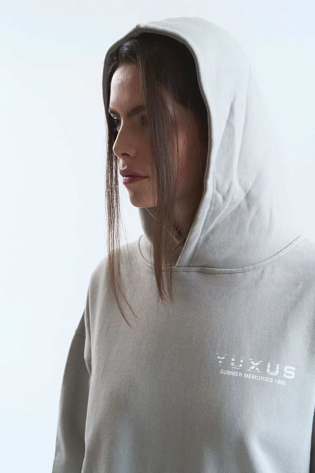 MORT MEMORIES HOODIE LIGHT GREY