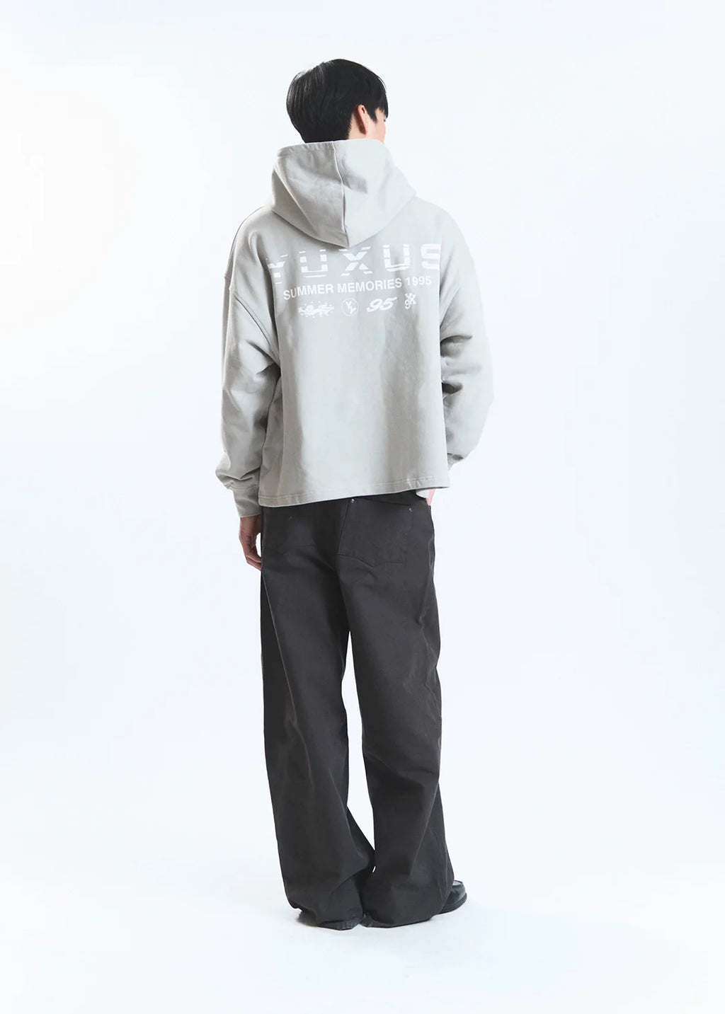 MORT MEMORIES HOODIE LIGHT GREY
