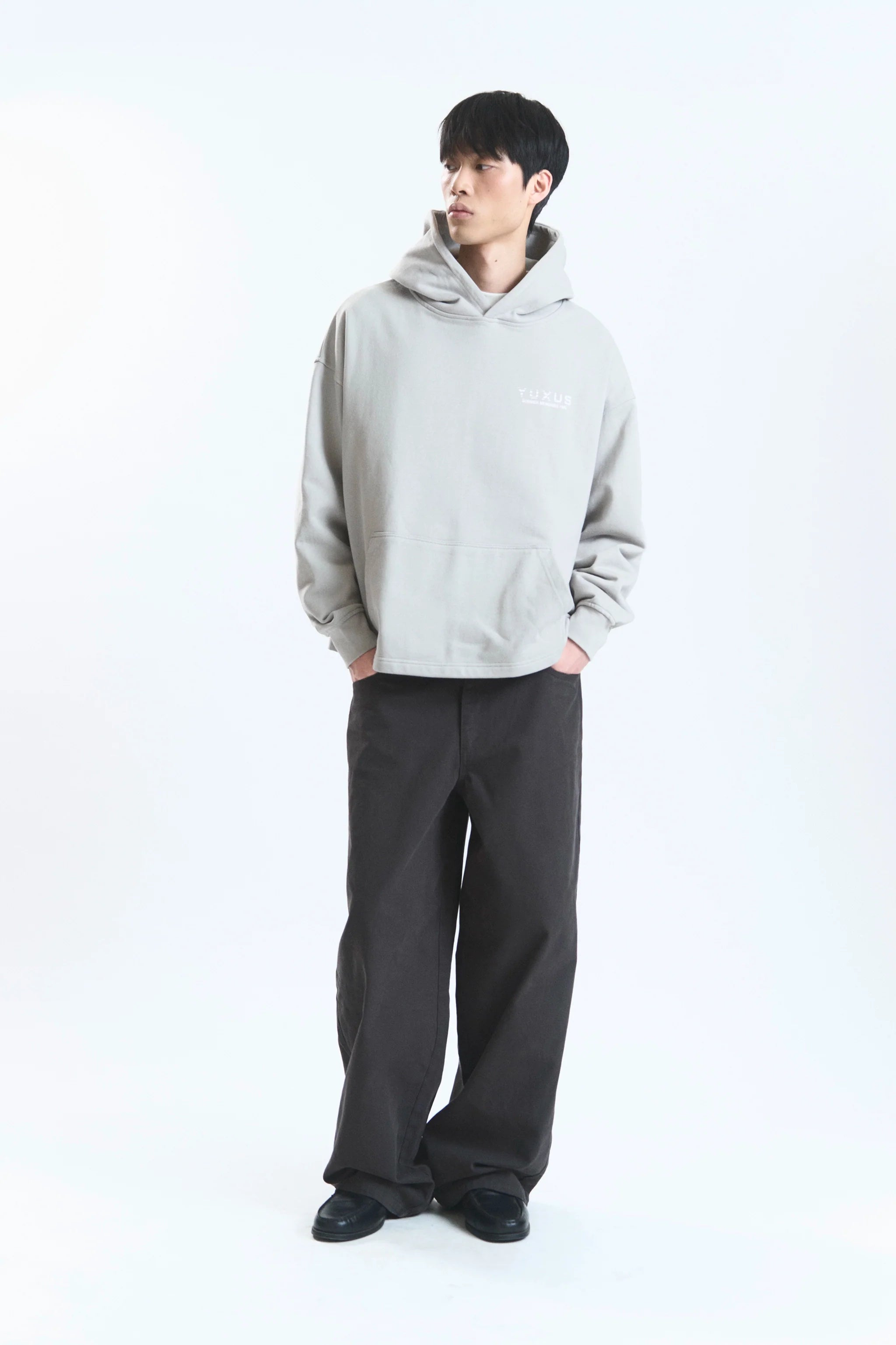 MORT MEMORIES HOODIE LIGHT GREY
