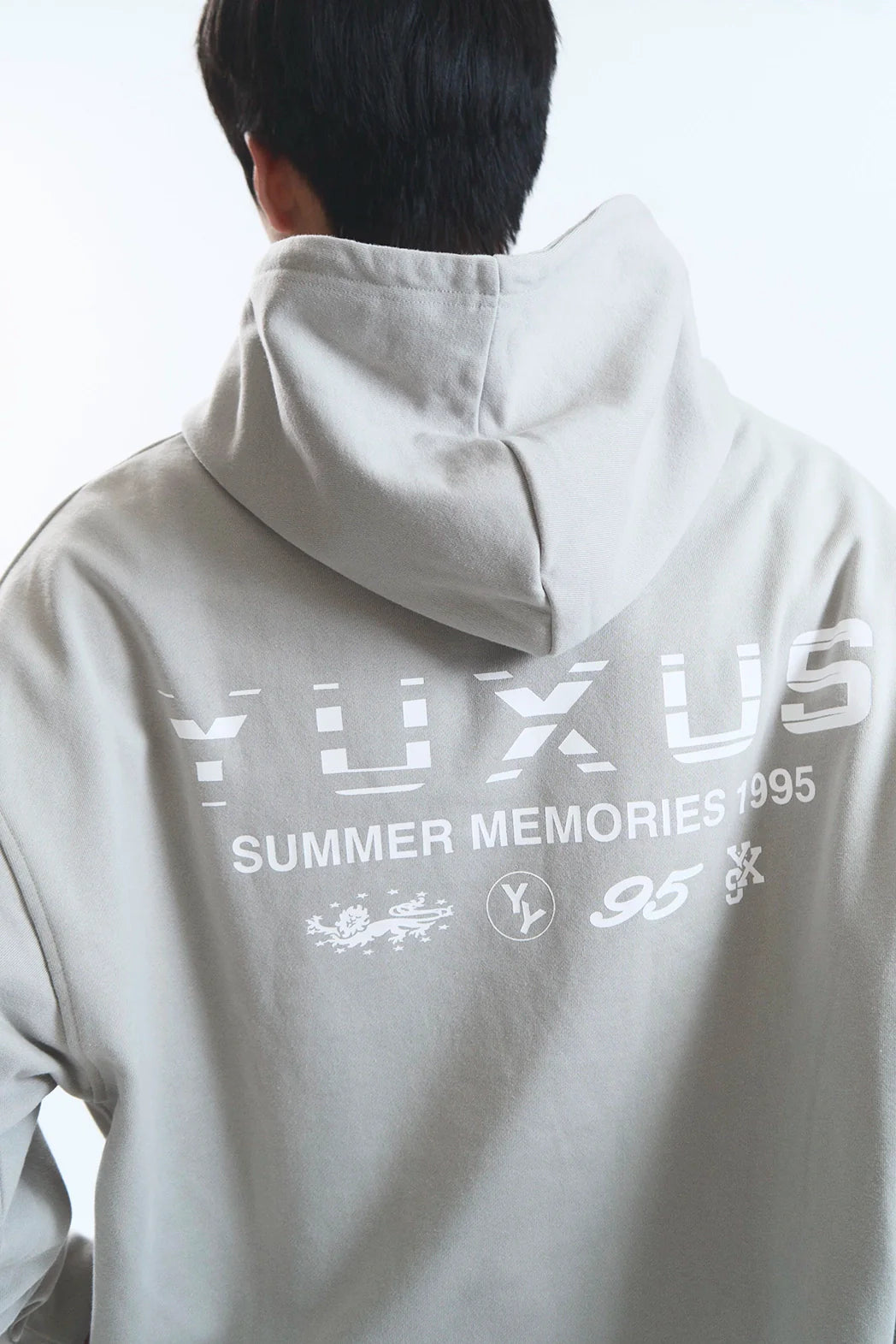 MORT MEMORIES HOODIE LIGHT GREY