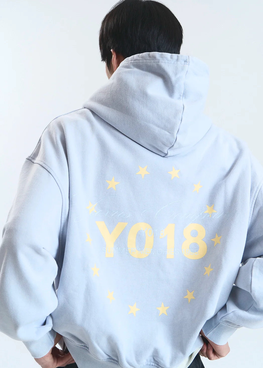 FLOW MEMORIES HOODIE LIGHT BLUE