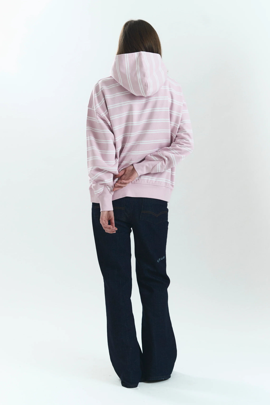 SKIN LOWERCASE HOODIE PINK