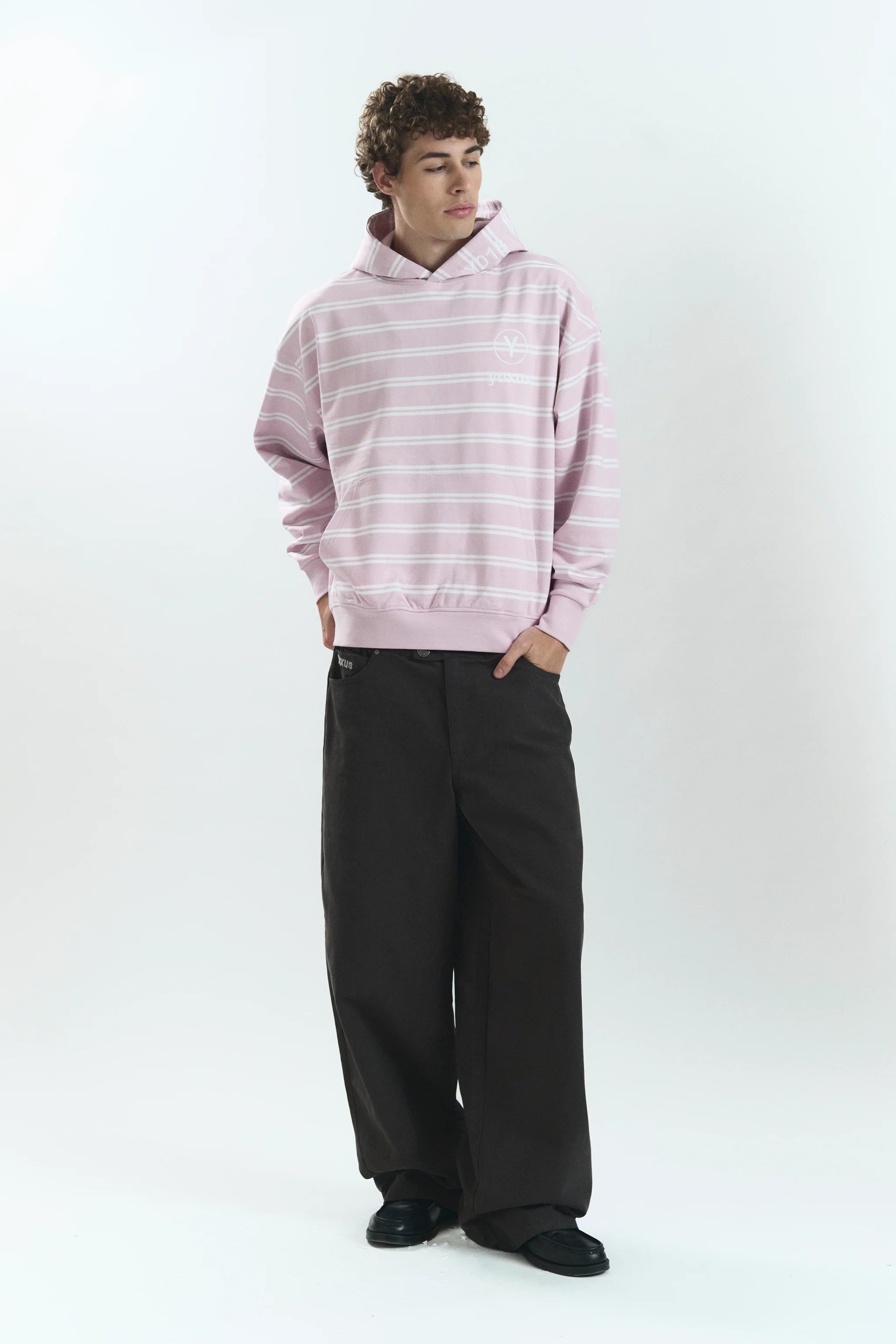 SKIN LOWERCASE HOODIE PINK