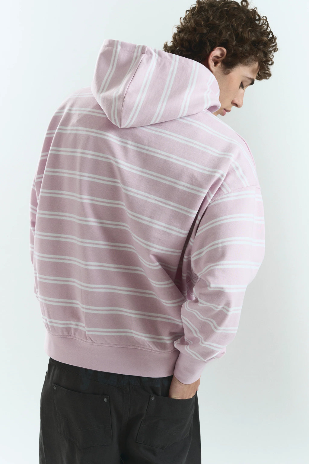 SKIN LOWERCASE HOODIE PINK