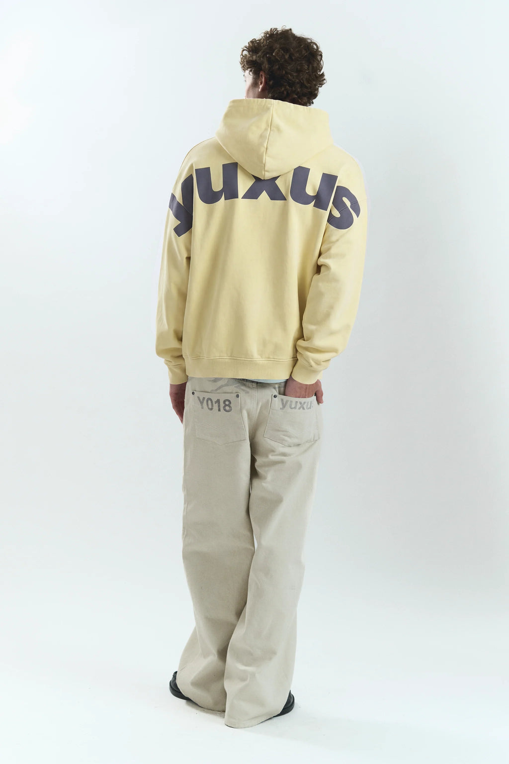 DENSE LOWERCASE HOODIE YELLOW