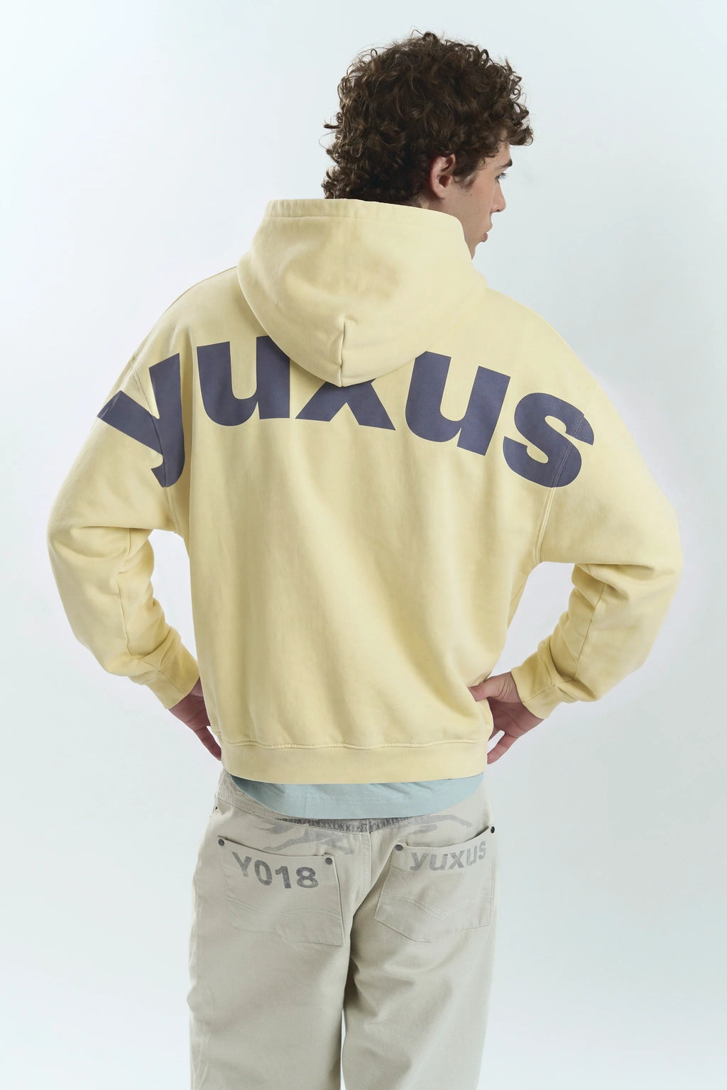 DENSE LOWERCASE HOODIE YELLOW