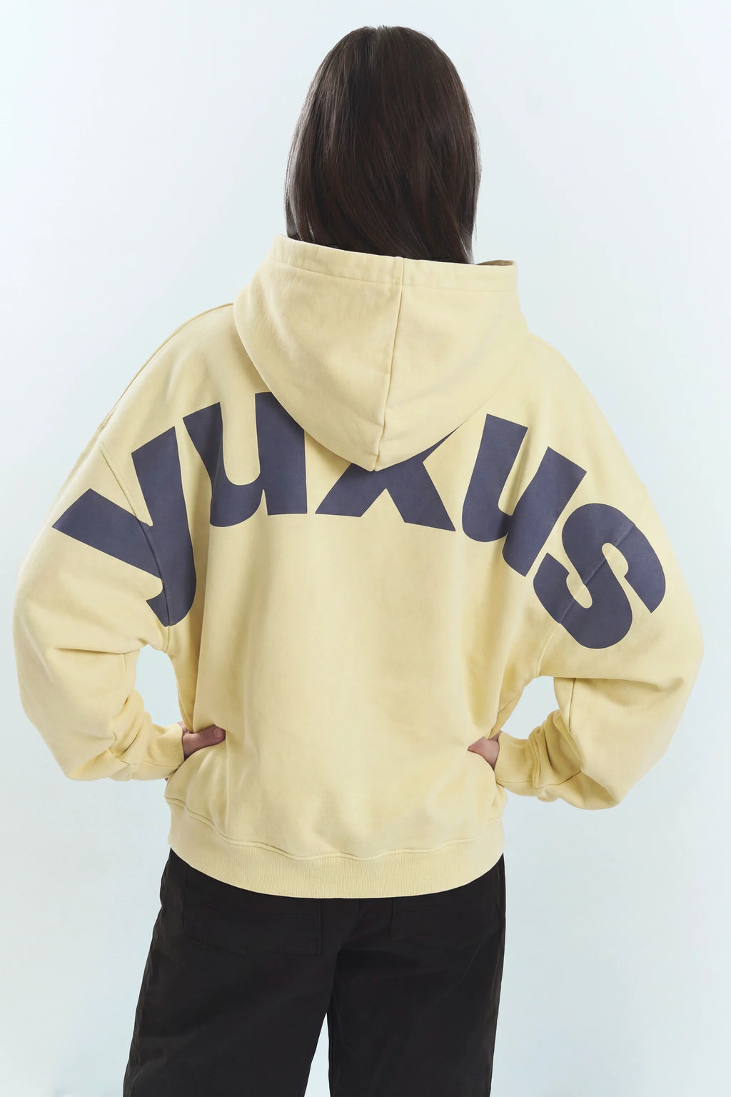 DENSE LOWERCASE HOODIE YELLOW