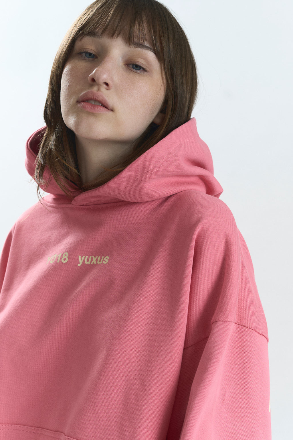 POW LOWERCASE HOODIE PINK