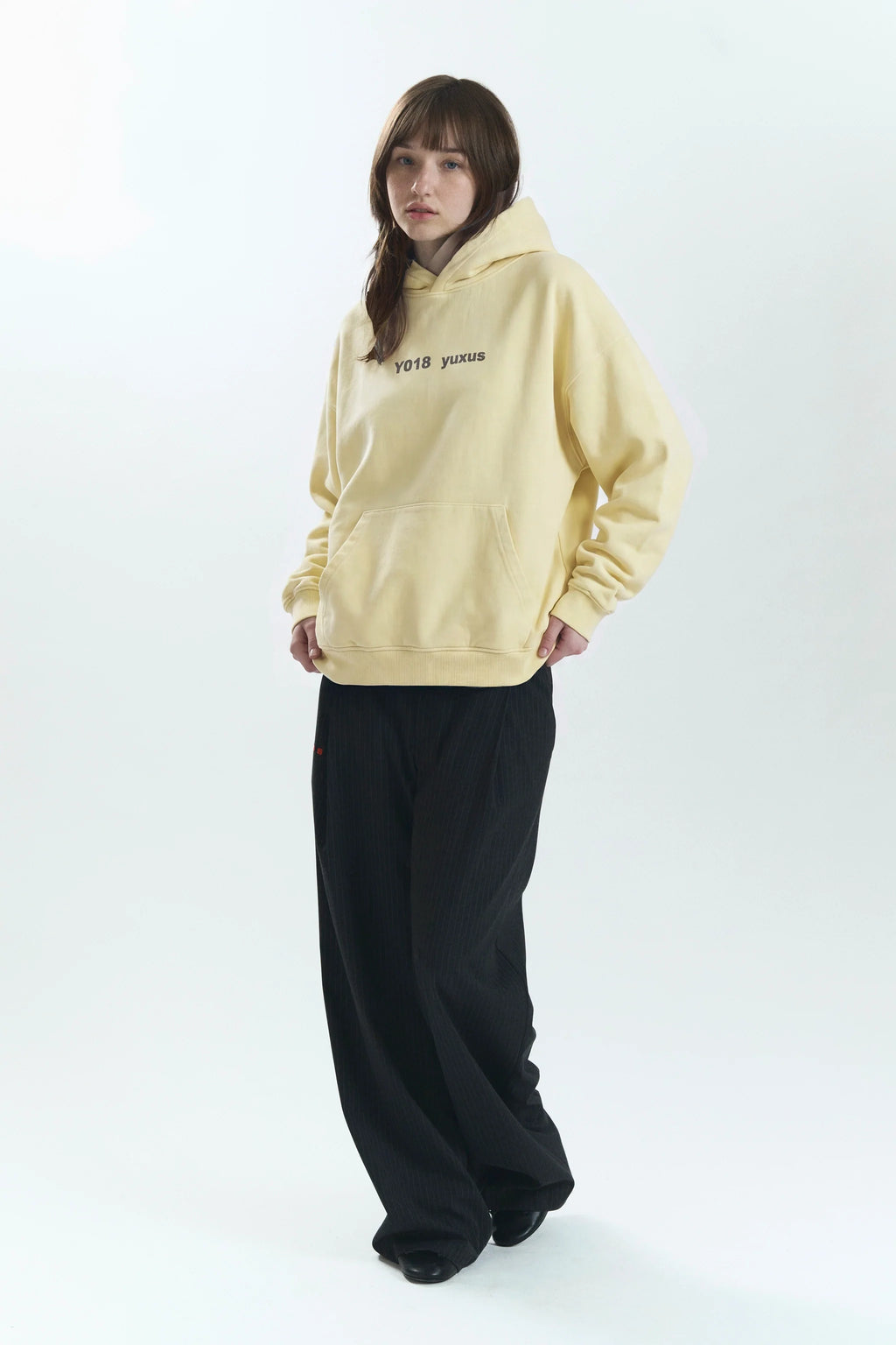 DENSE LOWERCASE HOODIE YELLOW