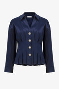 Joseph Ribkoff - Stretch Taffeta Fit & Flare Blouse