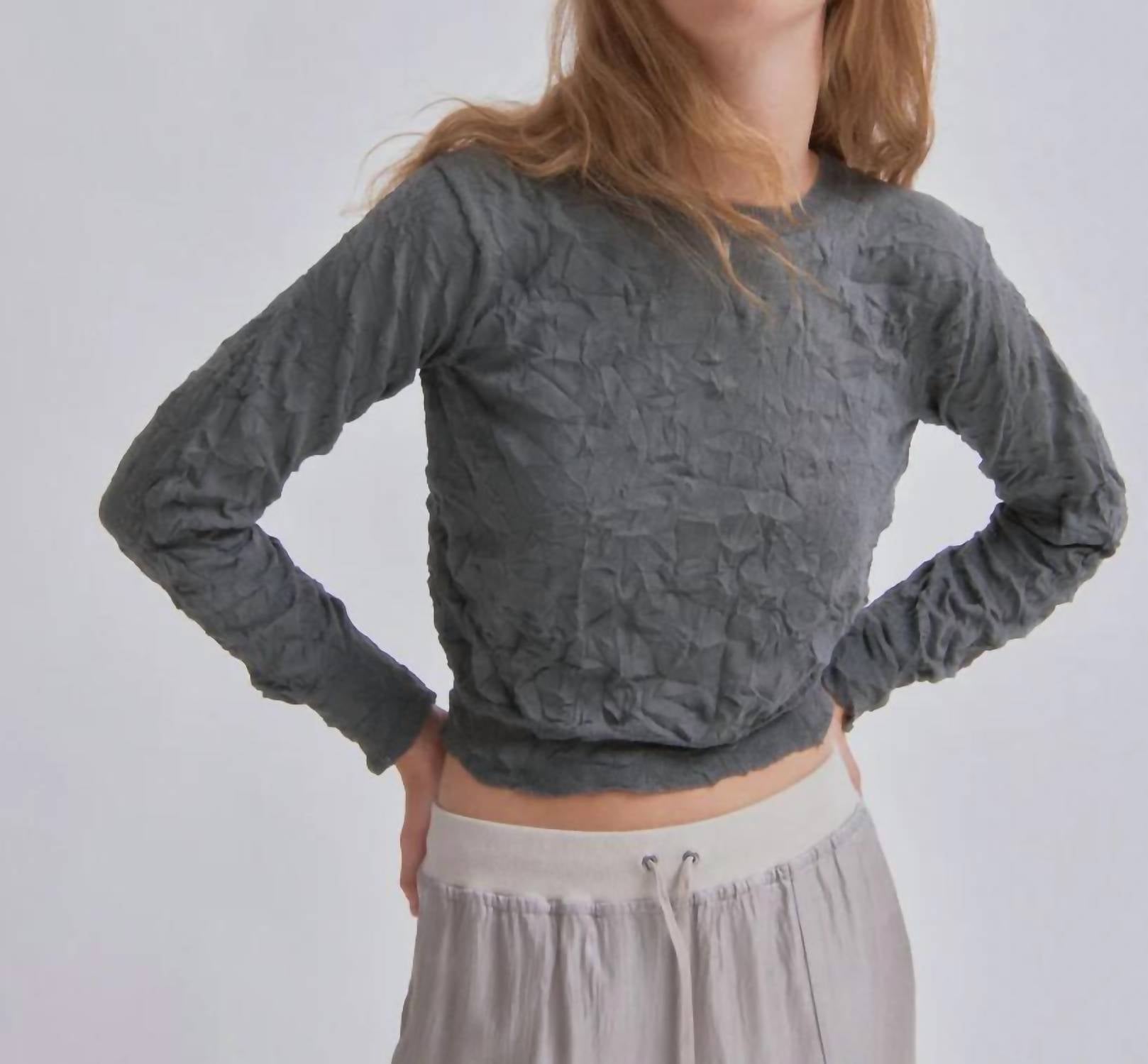 Sayaka Davis - Crinkled Pullover Sweater