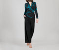 Clara Sunwoo - V-neck Draped Pleat Top