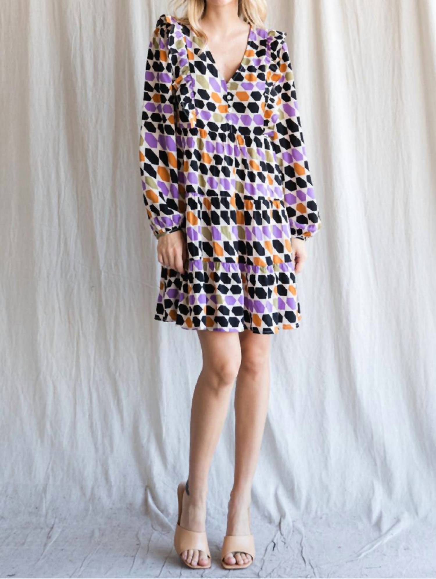 Jodifl - Shape Up Printed Dress