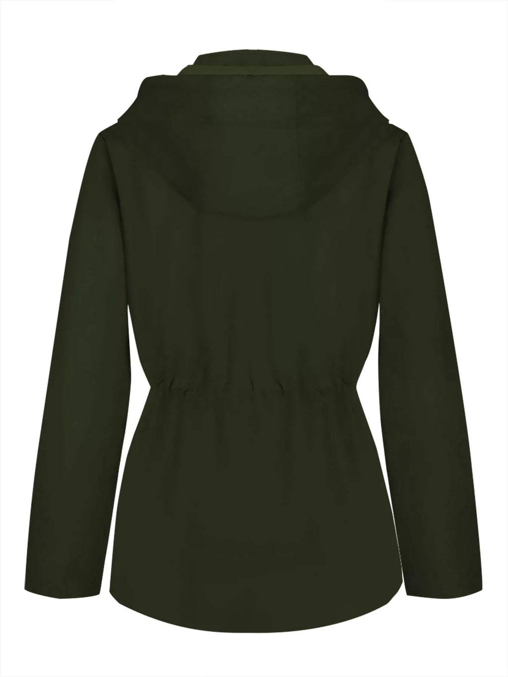 Zip Up Waterproof Hooded Outerwear