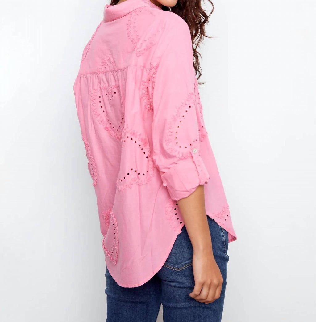 Charlie B - Eyelet Blouse
