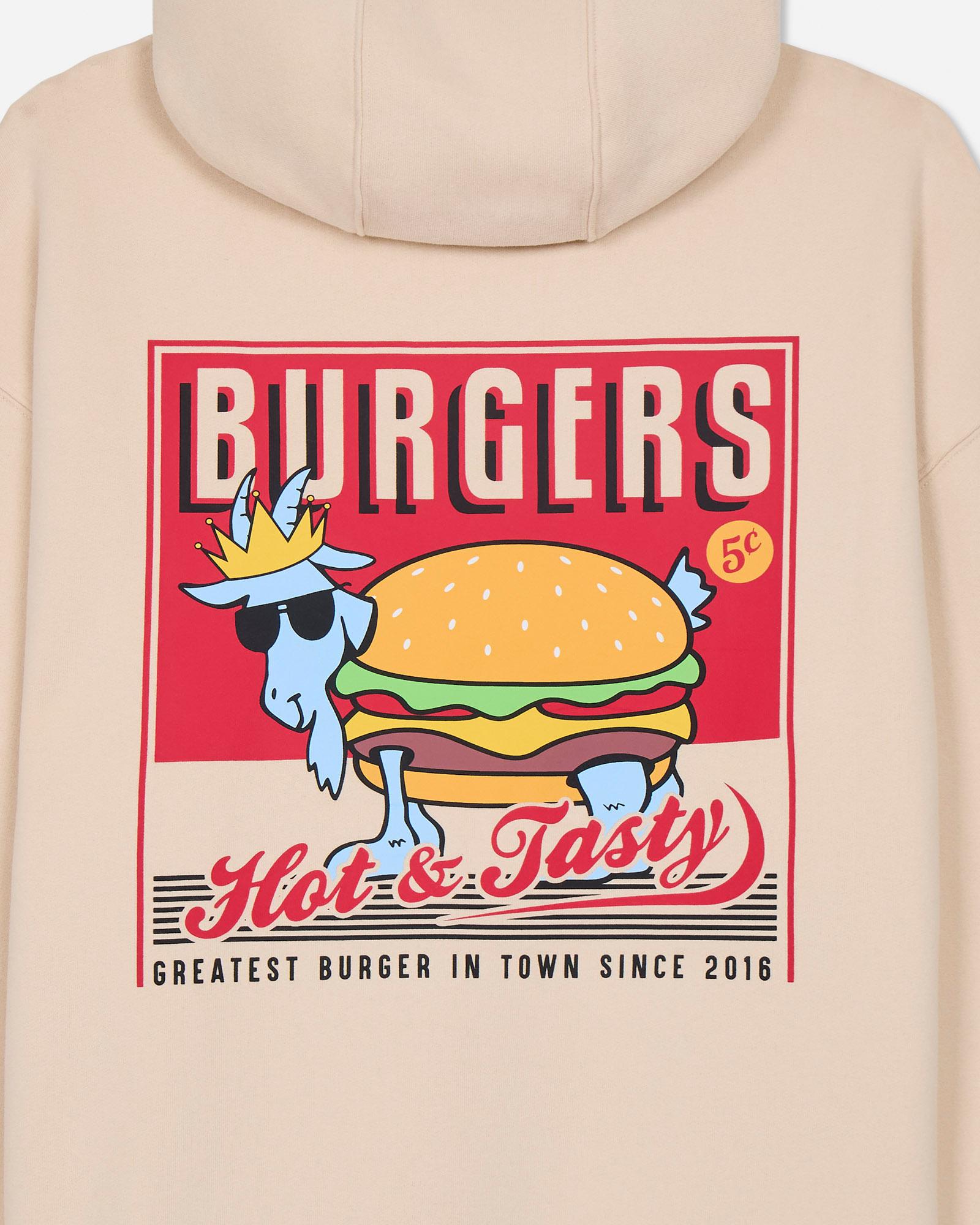 Cheeseburger Hooded Sweatshirt