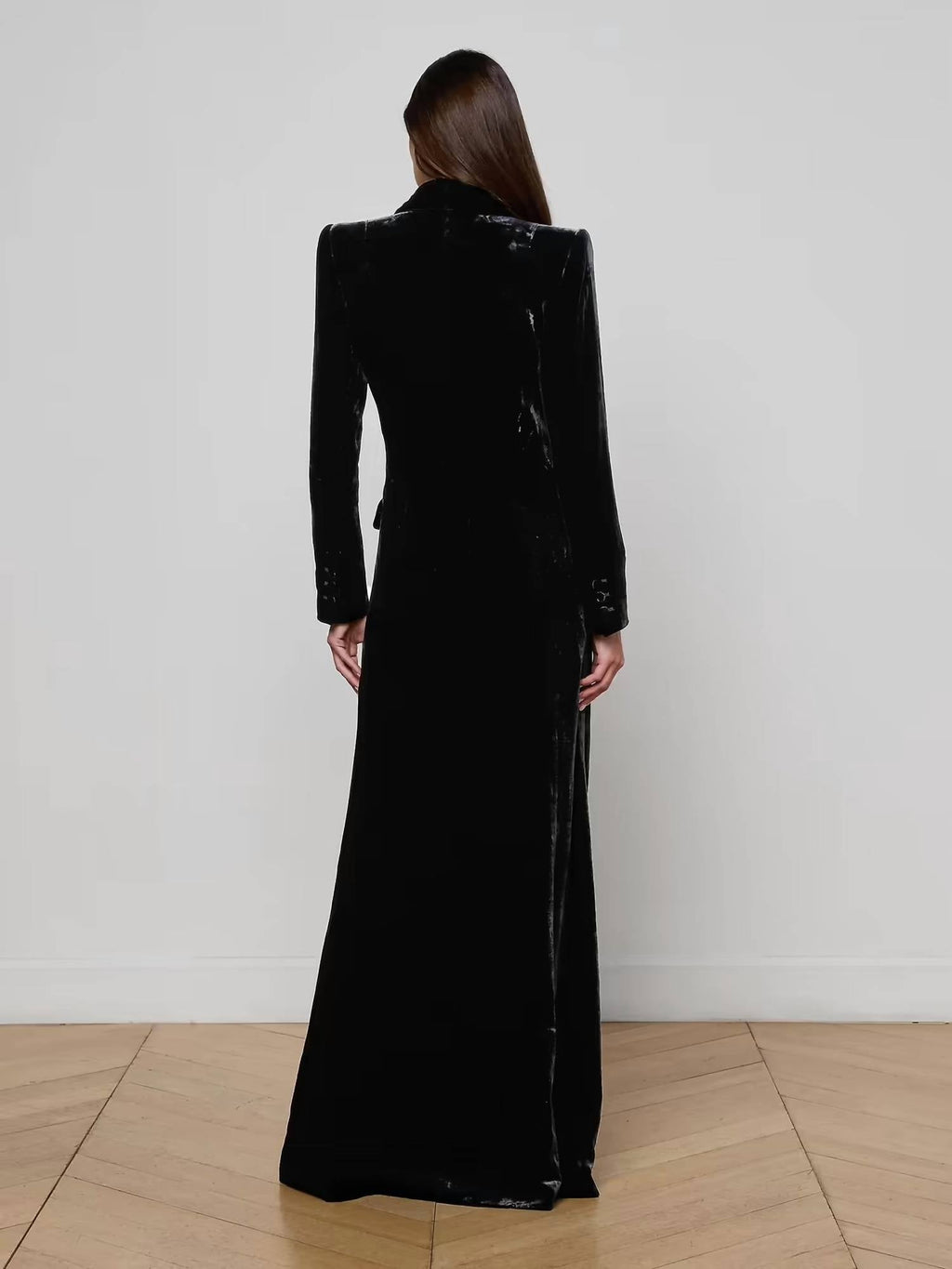 L'Agence - Stormi Maxi Tux Dress