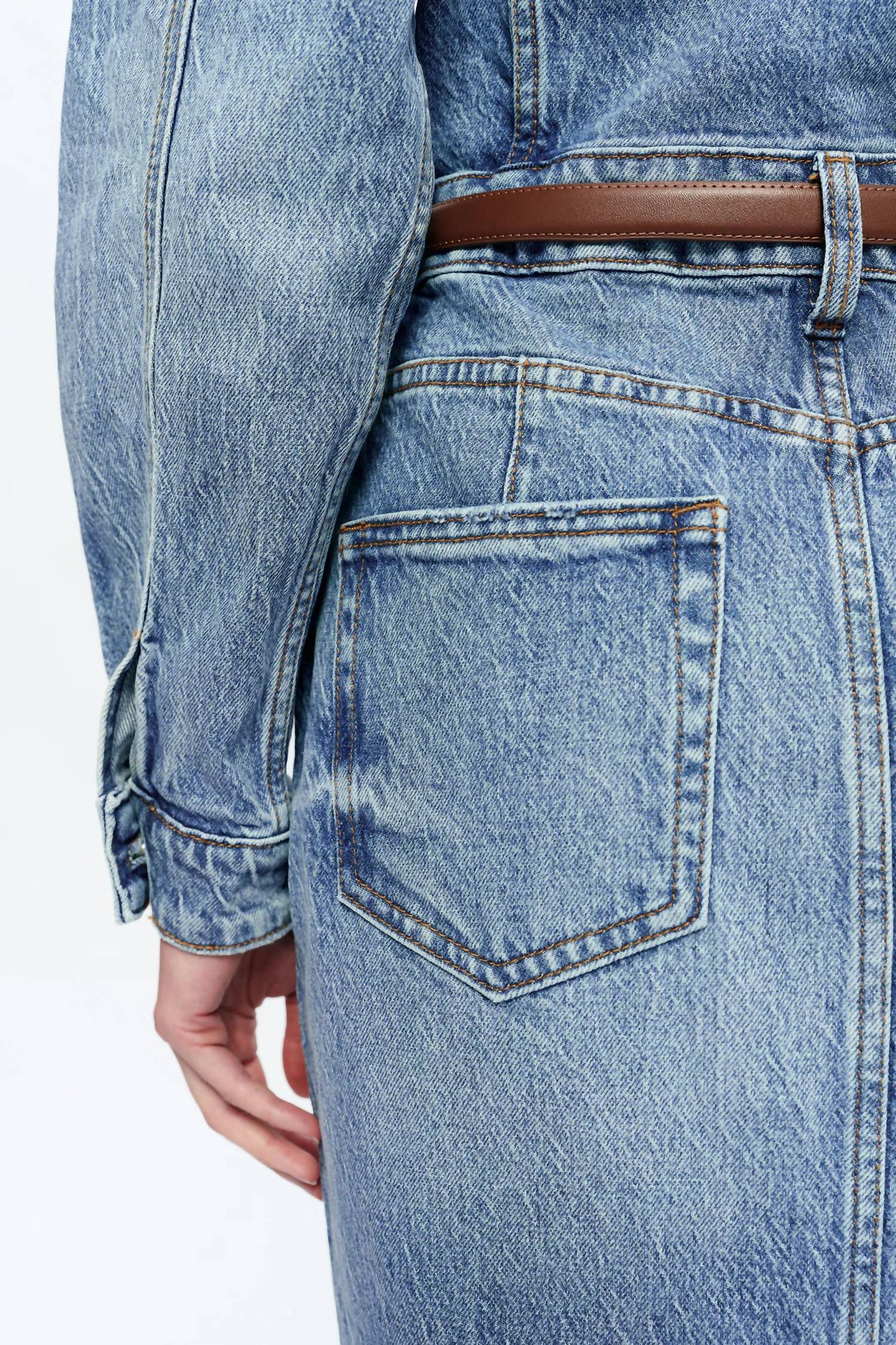 Bayeas - Doris Long Sleeve Denim Dress