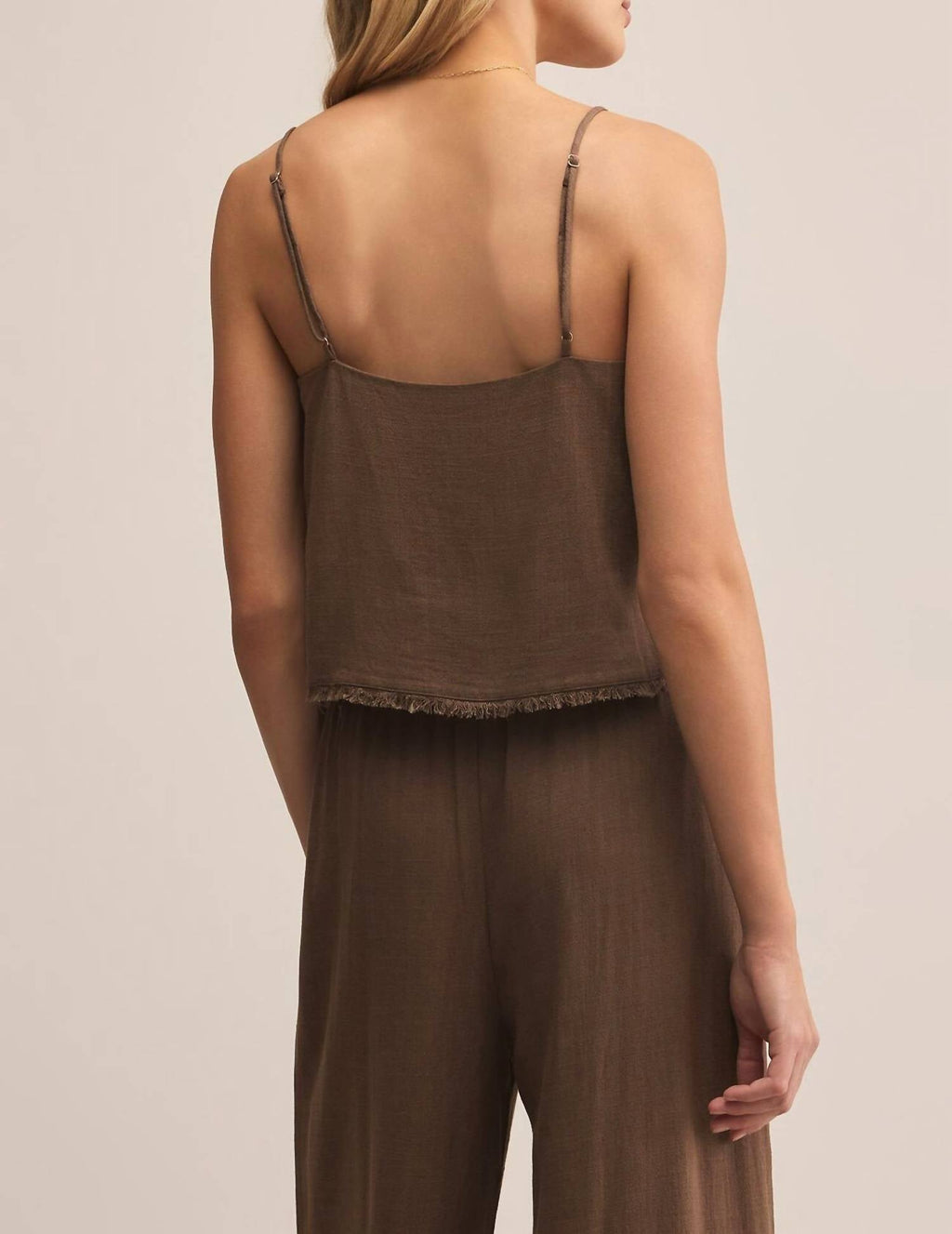 Z Supply - Sabel Cropped Linen Tank